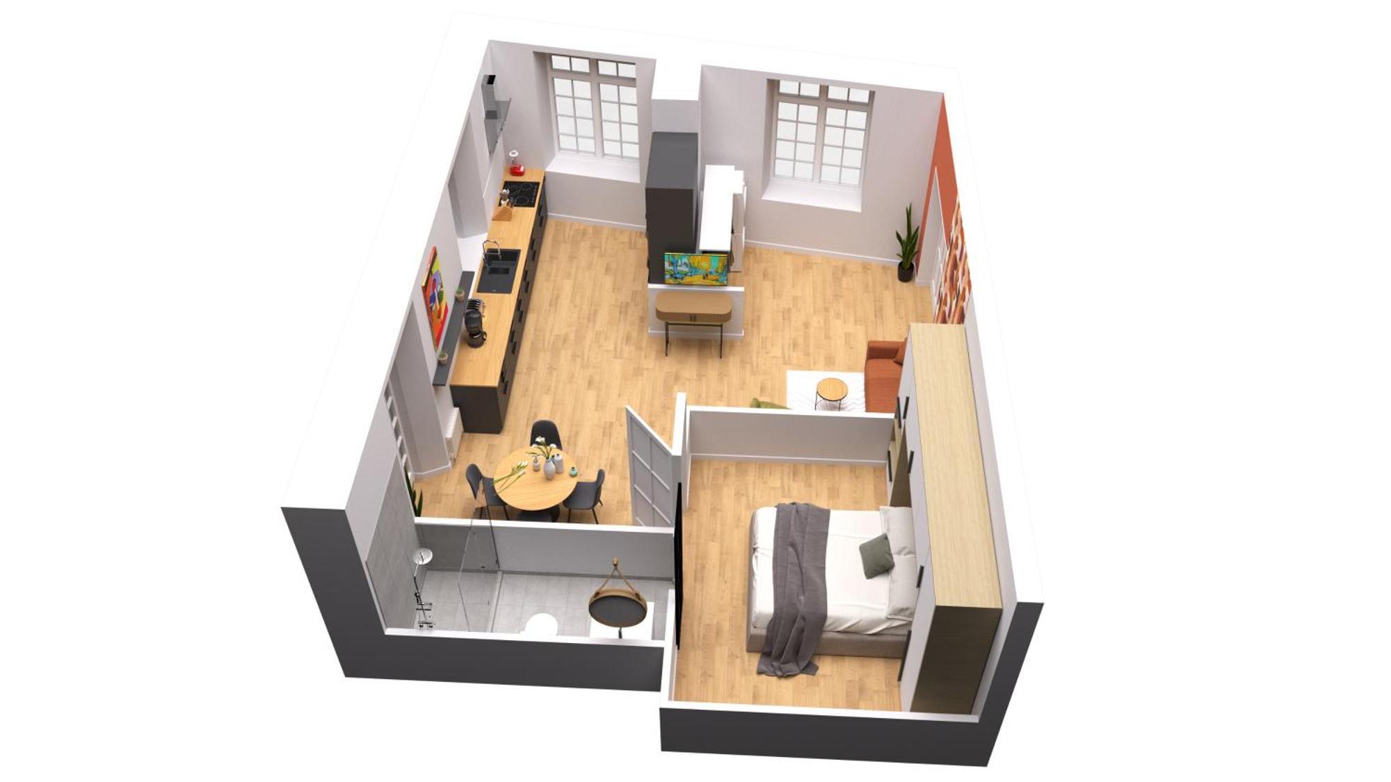 ריימס Mm Suites Loft Cathedrale חדר תמונה
